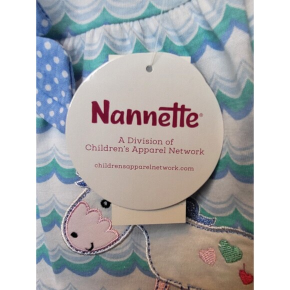 Nannette 2 piece set with Unicorn Size 24M - Picture 5 of 5